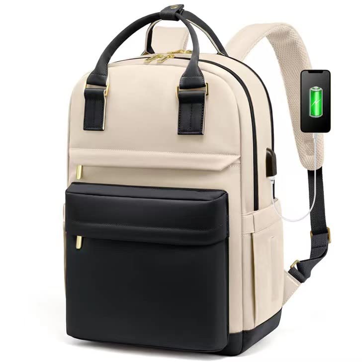 PALAY Laptop Backpack for Women 15.6 Inches Oxford Cloth Laptop Backpack with Handle Travel Backpack Burden Relief Backpack School Backpack Fashion Contrast Color Backpack for Office, School, Travel PALAY Laptop Backpack for Women 15.6 Inches Oxford Cloth Laptop Backpack with Handle Travel Backpack Burden Relief Backpack School Backpack Fashion Contrast Color Backpack for Office, School, Travel